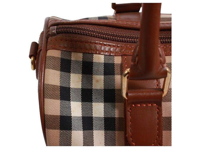 Borsa Mini Boston Burberry Marrone - vista 11