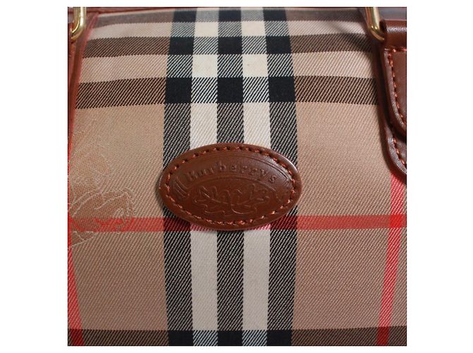 Borsa Mini Boston Burberry Marrone - vista 12