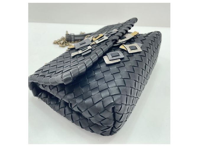 Borsa Bottega Veneta Intrecciato Nero - vista 7
