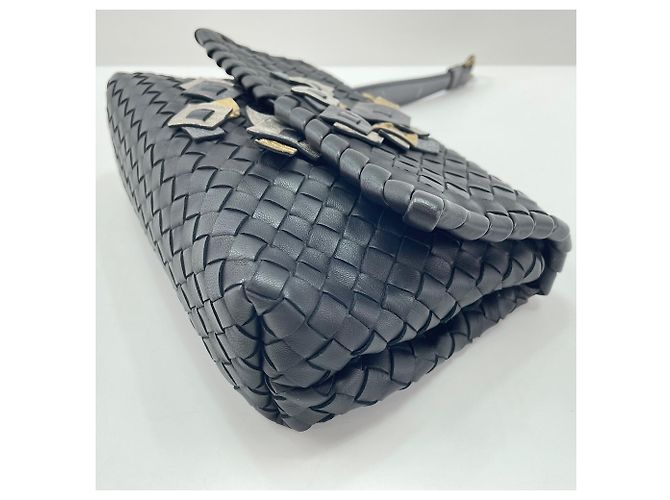 Borsa Bottega Veneta Intrecciato Nero - vista 8