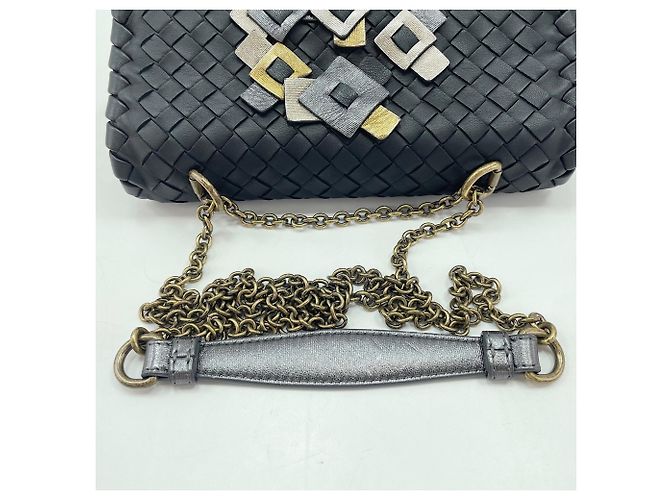 Borsa Bottega Veneta Intrecciato Nero - vista 9