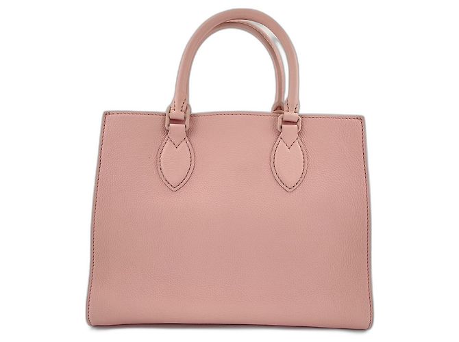Borsa Louis Vuitton Lockme PM in rosa - vista 2