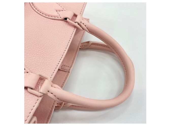 Borsa Louis Vuitton Lockme PM in rosa - vista 8