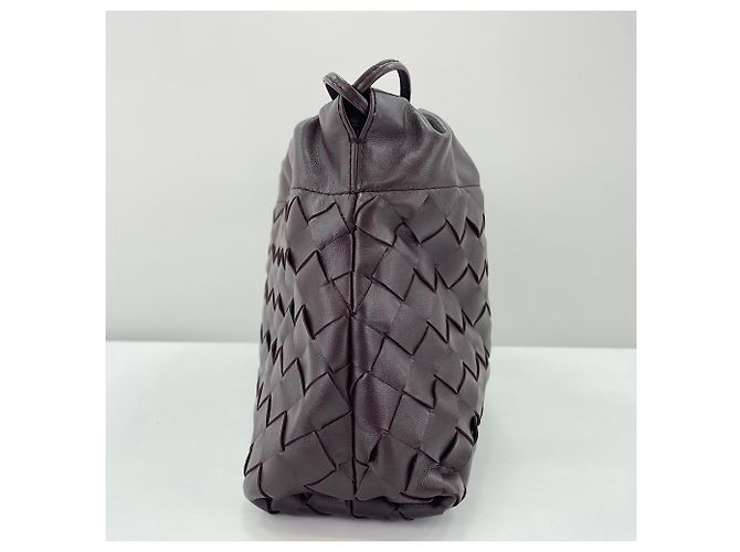 Borsa Bottega Veneta Intrecciato Marrone - vista 4