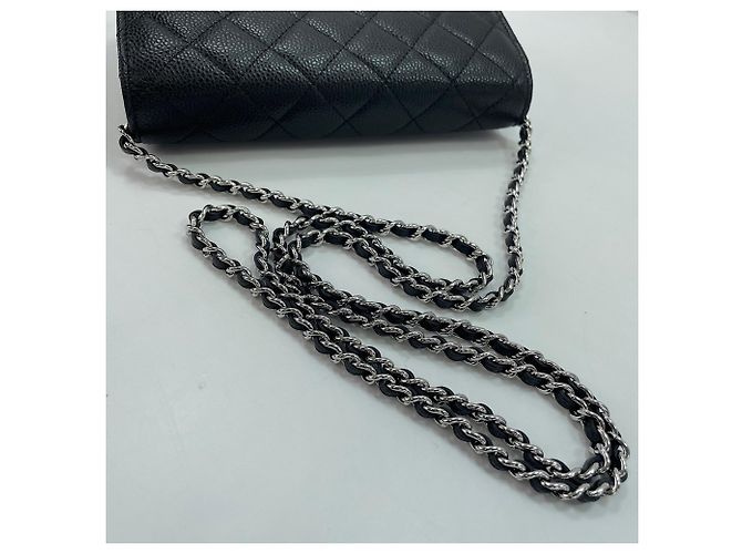 Borsa a tracolla CHANEL Matelassé in nero - vista 10