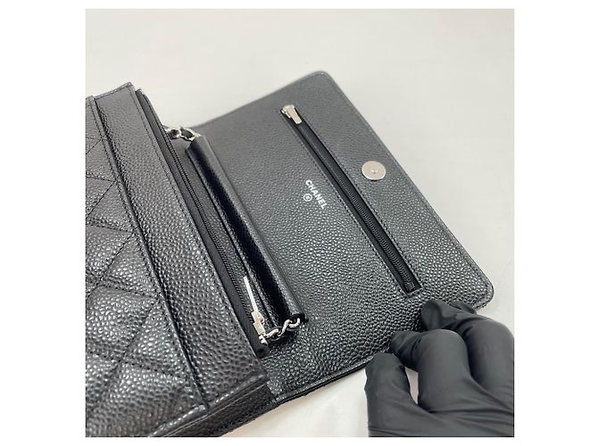 Borsa a tracolla CHANEL Matelassé in nero - vista 11