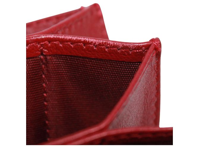 Tarjetero Christian Dior Cannage Roja - vista 17