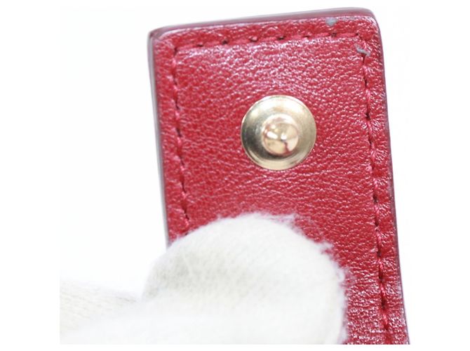 Tarjetero Christian Dior Cannage Roja - vista 9