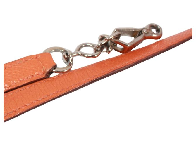 Hermès Borsa Shoulder Pouch Hermes in pelle Epsom Orange Arancione - vista 19