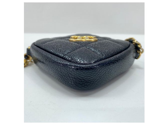 Borsa a tracolla Chanel Matelassé in nero - vista 7