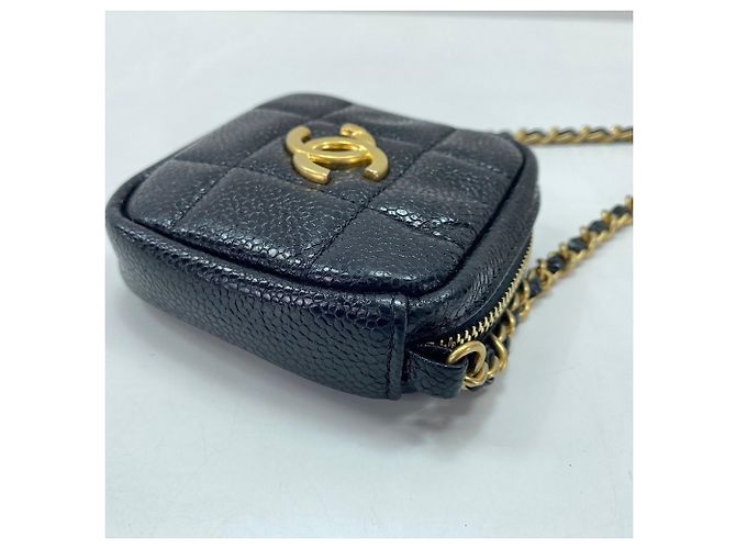 Borsa a tracolla Chanel Matelassé in nero - vista 9