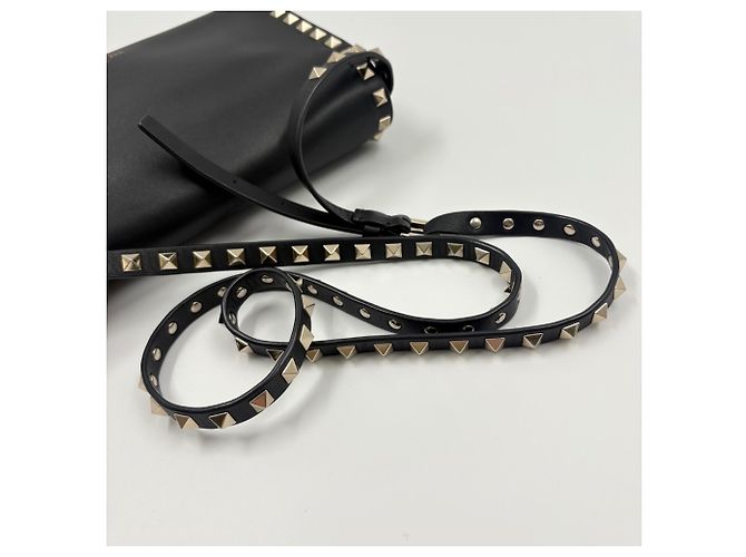 Borsa a tracolla con borchie VALENTINO Rockstud Nero - vista 10