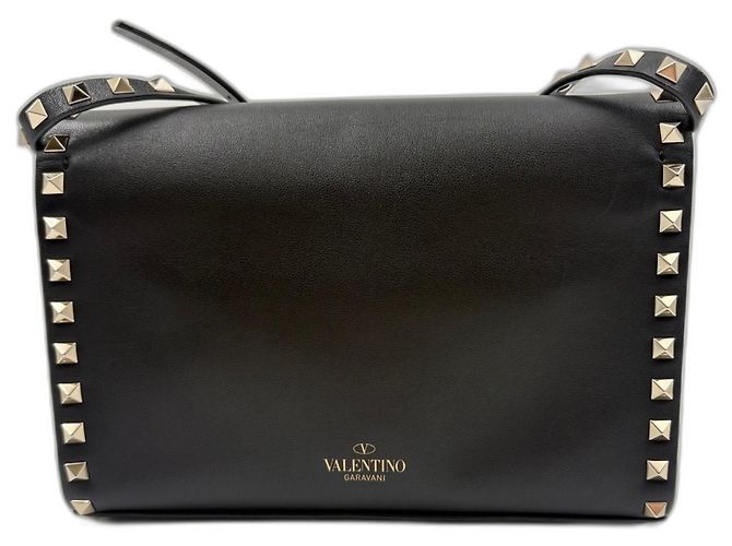 Borsa a tracolla con borchie VALENTINO Rockstud Nero - vista 3