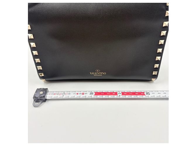 Borsa a tracolla con borchie VALENTINO Rockstud Nero - vista 4
