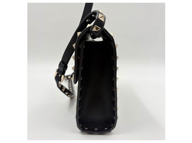 Borsa a tracolla con borchie VALENTINO Rockstud Nero - vista 6