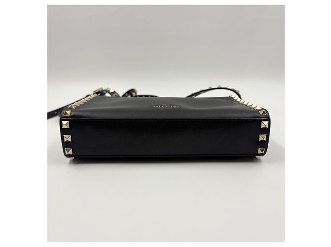 Borsa a tracolla con borchie VALENTINO Rockstud Nero - vista 7