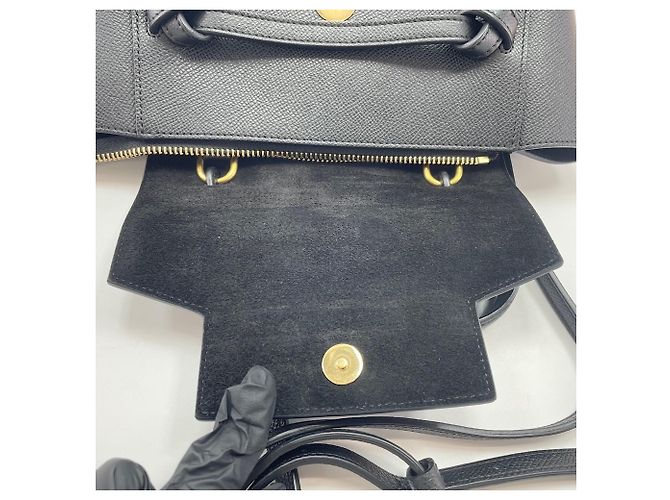 Céline Borsa Celine Belt Bag Nano Marrone - vista 9