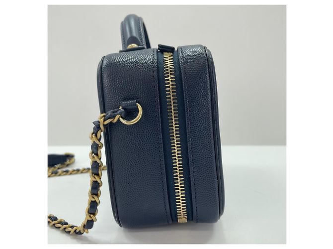 Borsa a tracolla Chanel Filigree in Navy Blu navy - vista 5