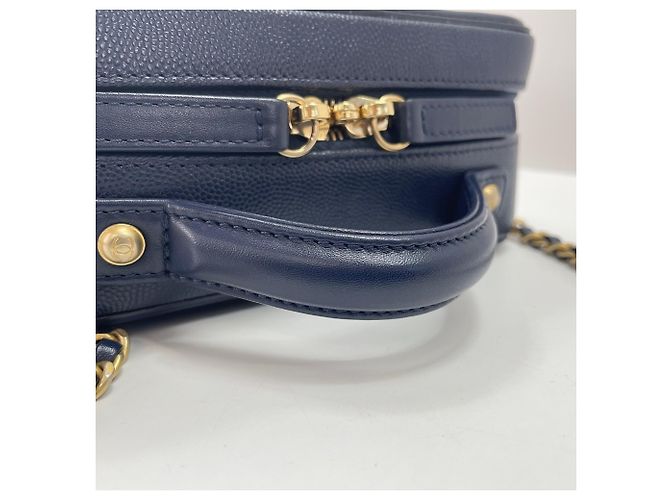 Borsa a tracolla Chanel Filigree in Navy Blu navy - vista 9
