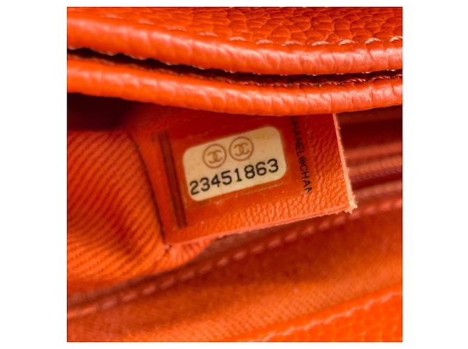 Borsa CHANEL Neo Executive Mini in Arancione - vista 14