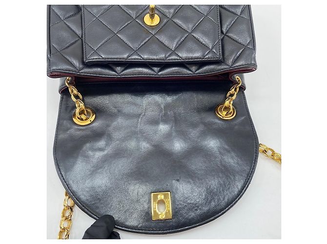 Borsa a tracolla CHANEL Matelassé 23 Nero - vista 10