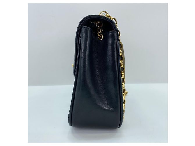 Borsa a tracolla CHANEL Matelassé 23 Nero - vista 4