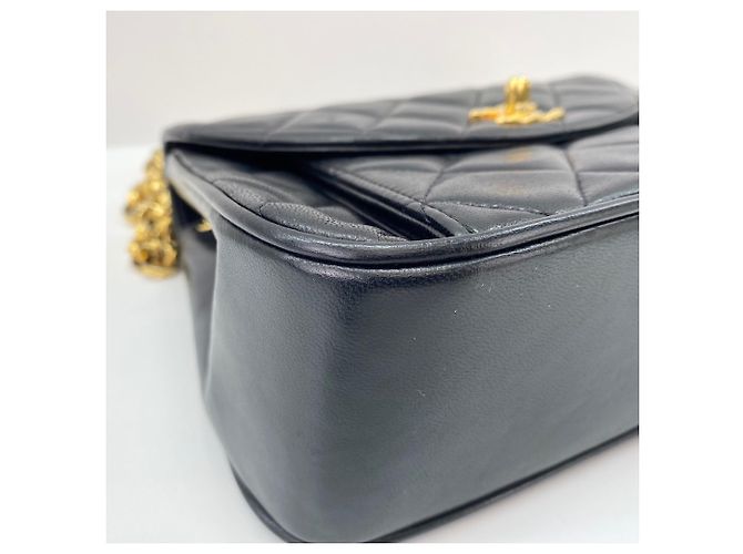Borsa a tracolla CHANEL Matelassé 23 Nero - vista 7