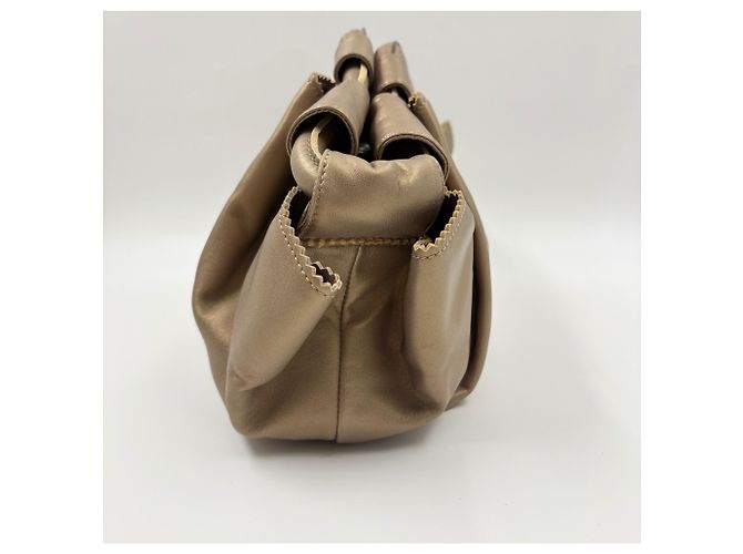 Borsa Loewe Nappa Aire in Gold D'oro - vista 5