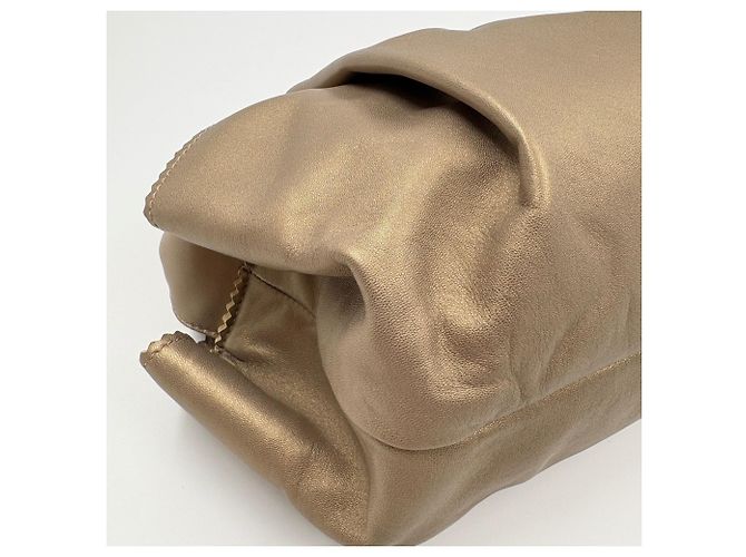 Borsa Loewe Nappa Aire in Gold D'oro - vista 8