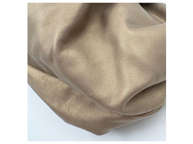 Borsa Loewe Nappa Aire in Gold D'oro - vista 9