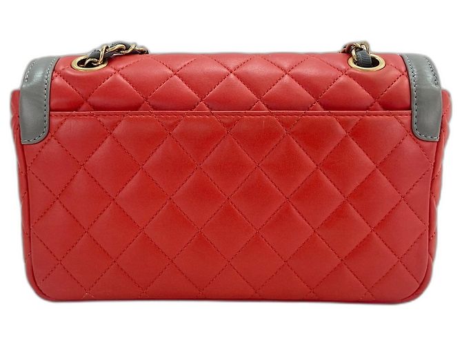 Bolsa de ombro Chanel Matelassé vermelha Vermelho - vista 2
