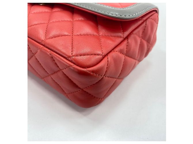 Bolsa de ombro Chanel Matelassé vermelha Vermelho - vista 7