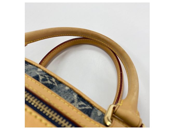 Borsa Louis Vuitton Cabas Raye GM Blu - vista 11