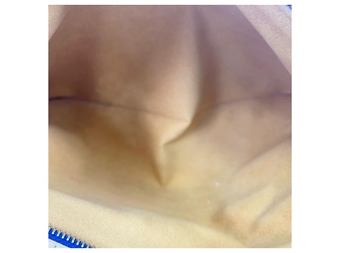 Borsa Louis Vuitton Cabas Raye GM Blu - vista 16