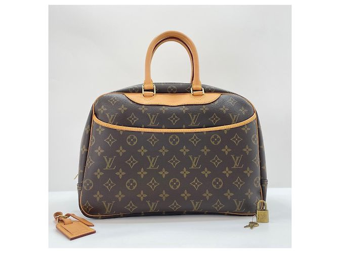 Borsa a mano Louis Vuitton Deauville Marrone - vista 11
