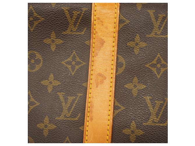 Louis Vuitton Boston Monogram Keepall Bandoulière 50 Marrone - vista 15