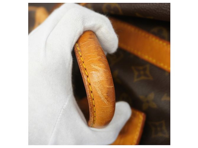 Louis Vuitton Boston Monogram Keepall Bandoulière 50 Marrone - vista 8