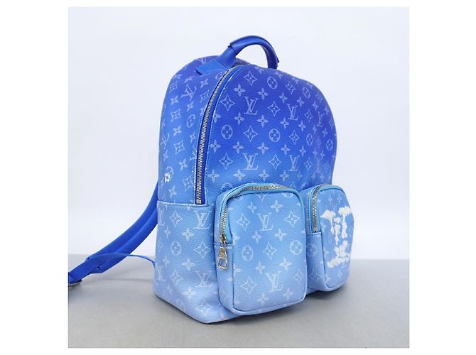 Zaino Louis Vuitton Monogram Clouds Blu - vista 2
