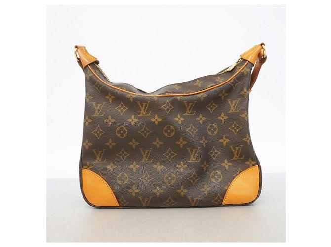 Borsa a tracolla Louis Vuitton Monogram Boulogne 30 Marrone - vista 10