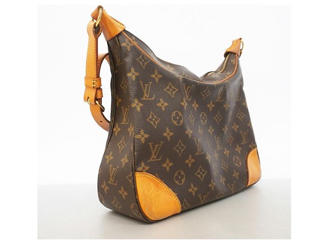 Borsa a tracolla Louis Vuitton Monogram Boulogne 30 Marrone - vista 2