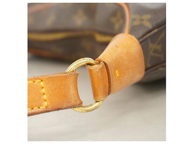 Borsa a tracolla Louis Vuitton Monogram Boulogne 30 Marrone - vista 8