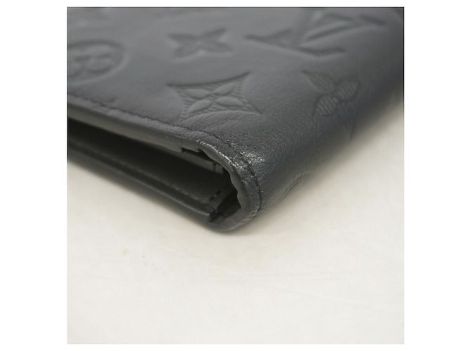 Louis Vuitton Monogram Shadow Portefeuille Brazza Long Wallet Schwarz - Ansicht 5