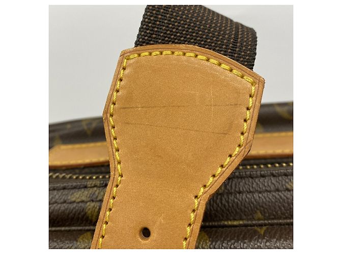 Borsa Louis Vuitton Boston Monogram Satellite 70 Marrone - vista 10