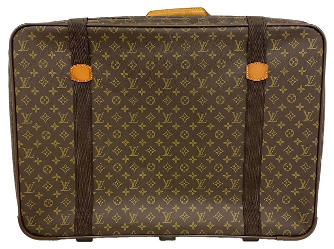 Borsa Louis Vuitton Boston Monogram Satellite 70 Marrone - vista 12