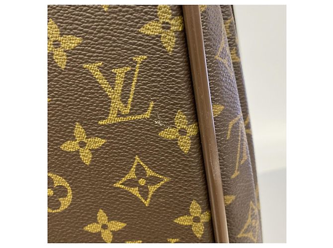 Borsa Louis Vuitton Boston Monogram Satellite 70 Marrone - vista 6