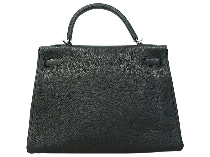 Hermès Borsa Hermes Kelly 32 Togo Black Nero - vista 16