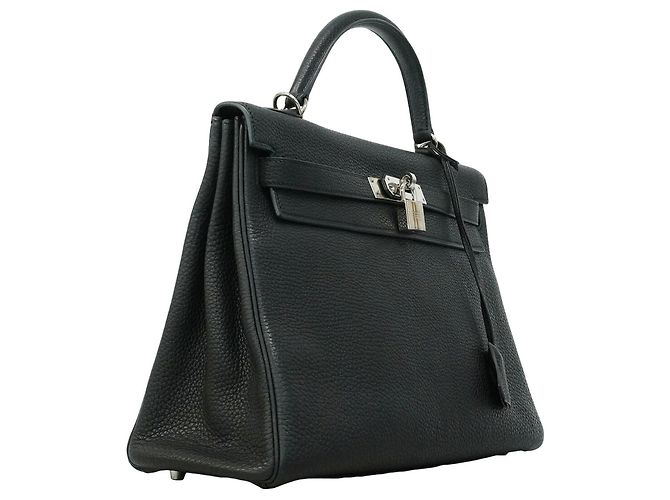 Hermès Borsa Hermes Kelly 32 Togo Black Nero - vista 2