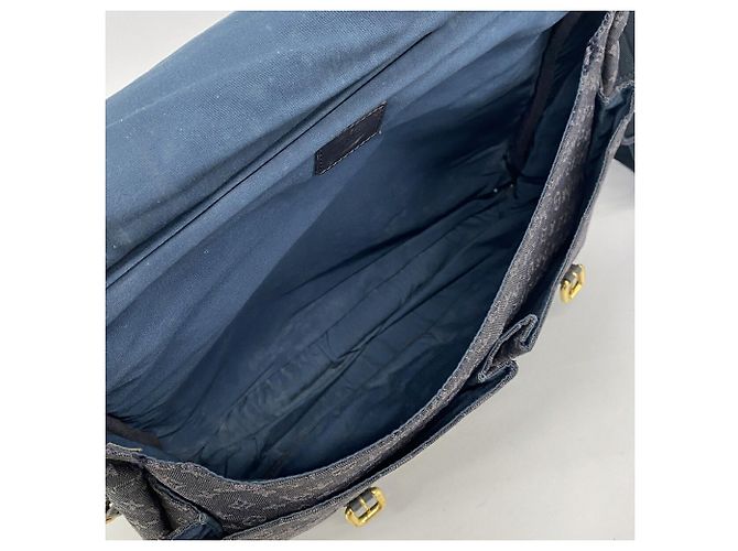 Louis Vuitton Monogram Mini Denise Handtasche Blau - Ansicht 4