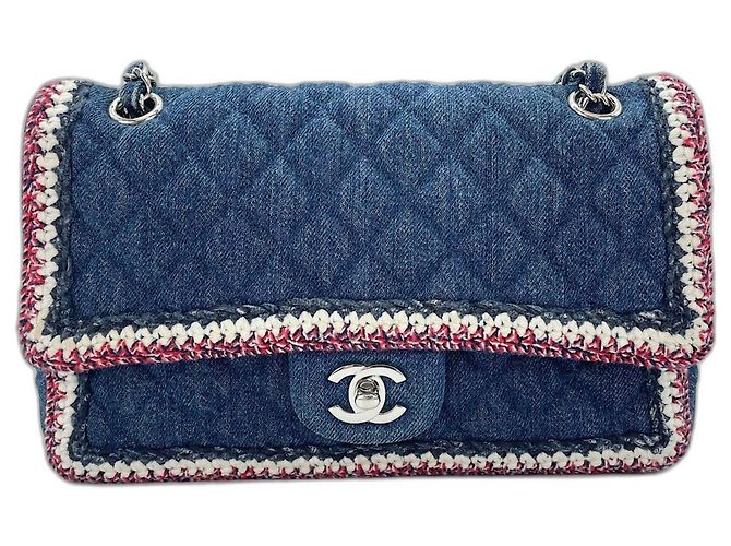 Borsa a tracolla Chanel Matelassé Navy Blu navy - vista 2