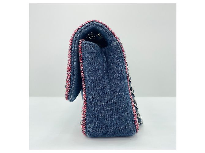 Borsa a tracolla Chanel Matelassé Navy Blu navy - vista 5